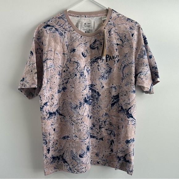 adidas x Parley Tee Wonder Quartz/Silver Size Medium Unisex  NWT Tshirt - Picture 2 of 11